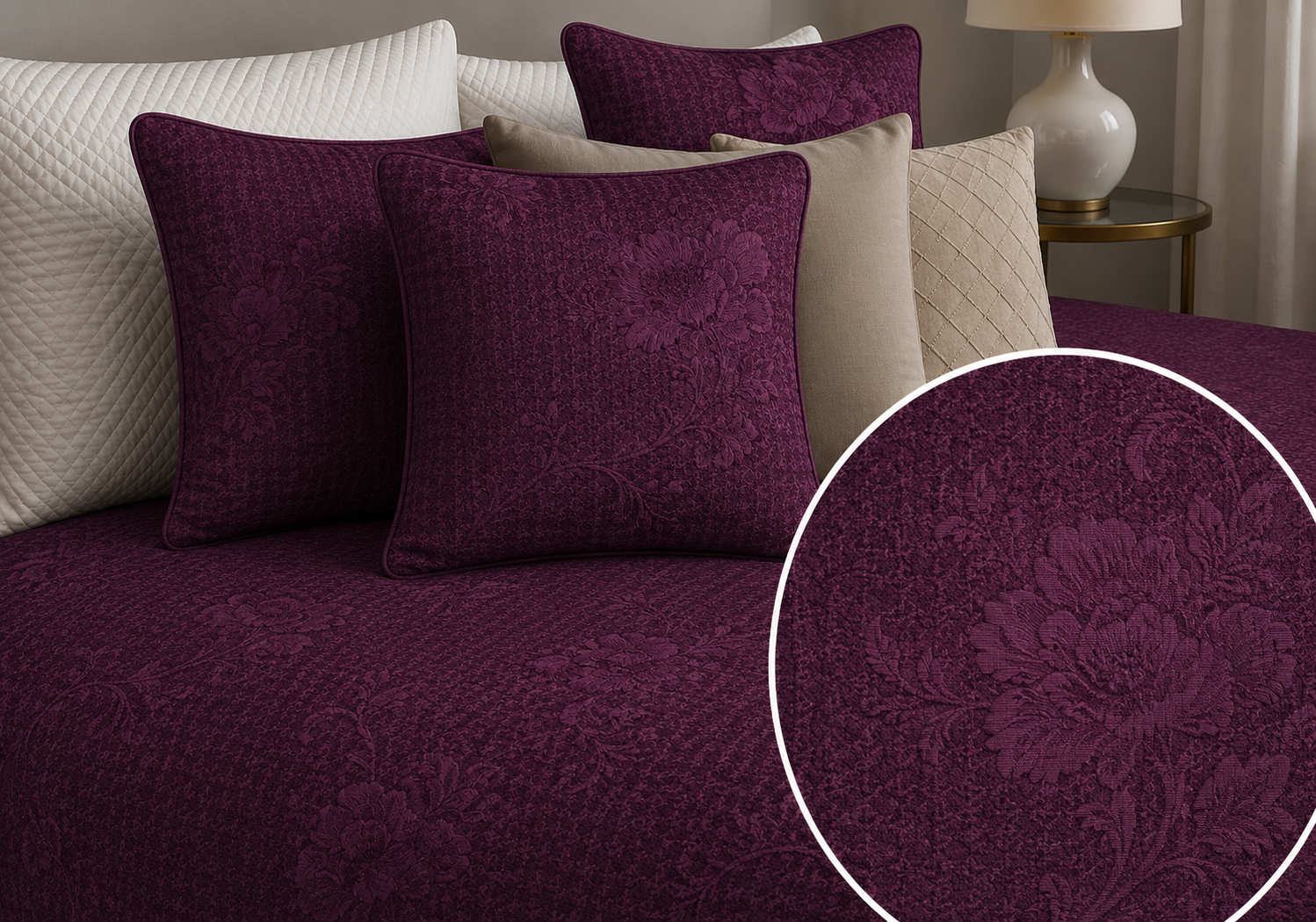 Colcha Rustik MORADO 17